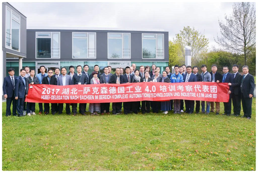 Chinesische Wirtschaftsdelegation mit Vertretern aus Sachsen