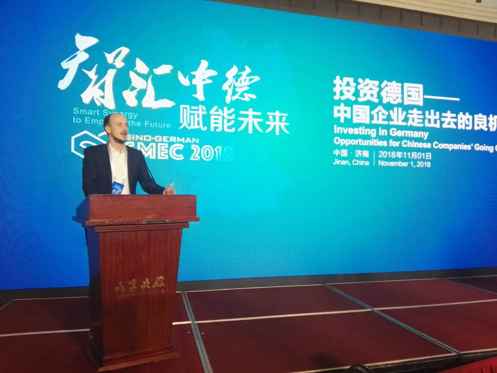 EA Systems Dresden bei der Sino-German SME-Conference 2018