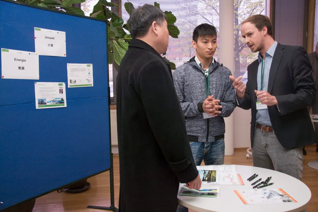 Kooperationsgespräch mit der chinesischen Wirtschaftsdelegation