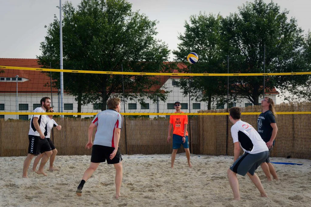 Volleyball Team Event – Coming Together at the Net