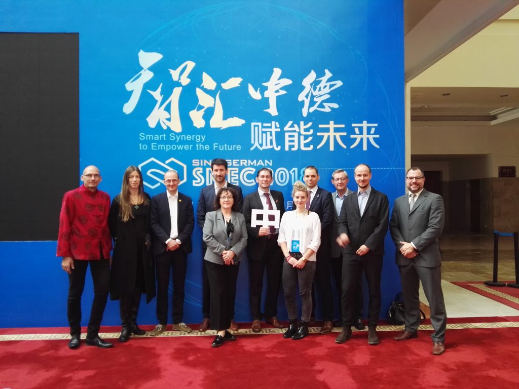 Präsentation von EA Systems Dresden bei der Sino-German SME-Conference 2018