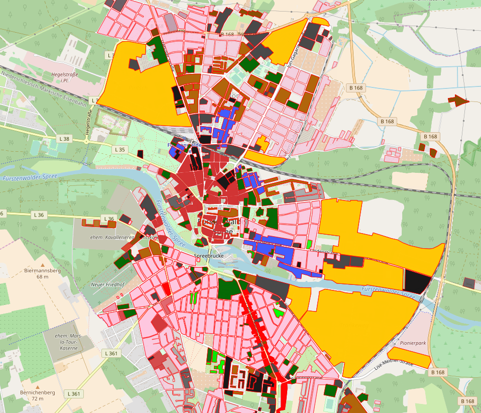 Illustration of the energy study for Fürstenwalde